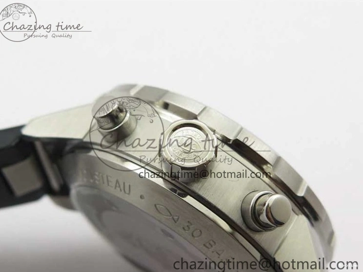 MIROTIME 0111 Aquatimer Chrono IW376803 V6F 1:1 Best Edition Blue Dial on Ruber Strap A Neat 7083